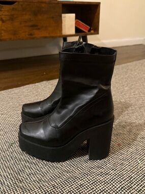 Fashion Nova Platform Boots